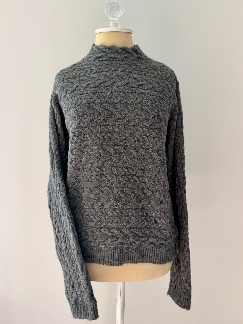 Lands’ End Cable Knit Pullover Sweater